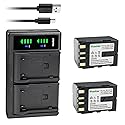 Kastar 2-Pack Battery and LTD2 USB Charger Replacement for JVC GR-DVL507, GR-DVL510, GR-DVL512, GR-DVL515, GR-DVL517, GR-DVL520, GR-DVL522, GR-DVL525