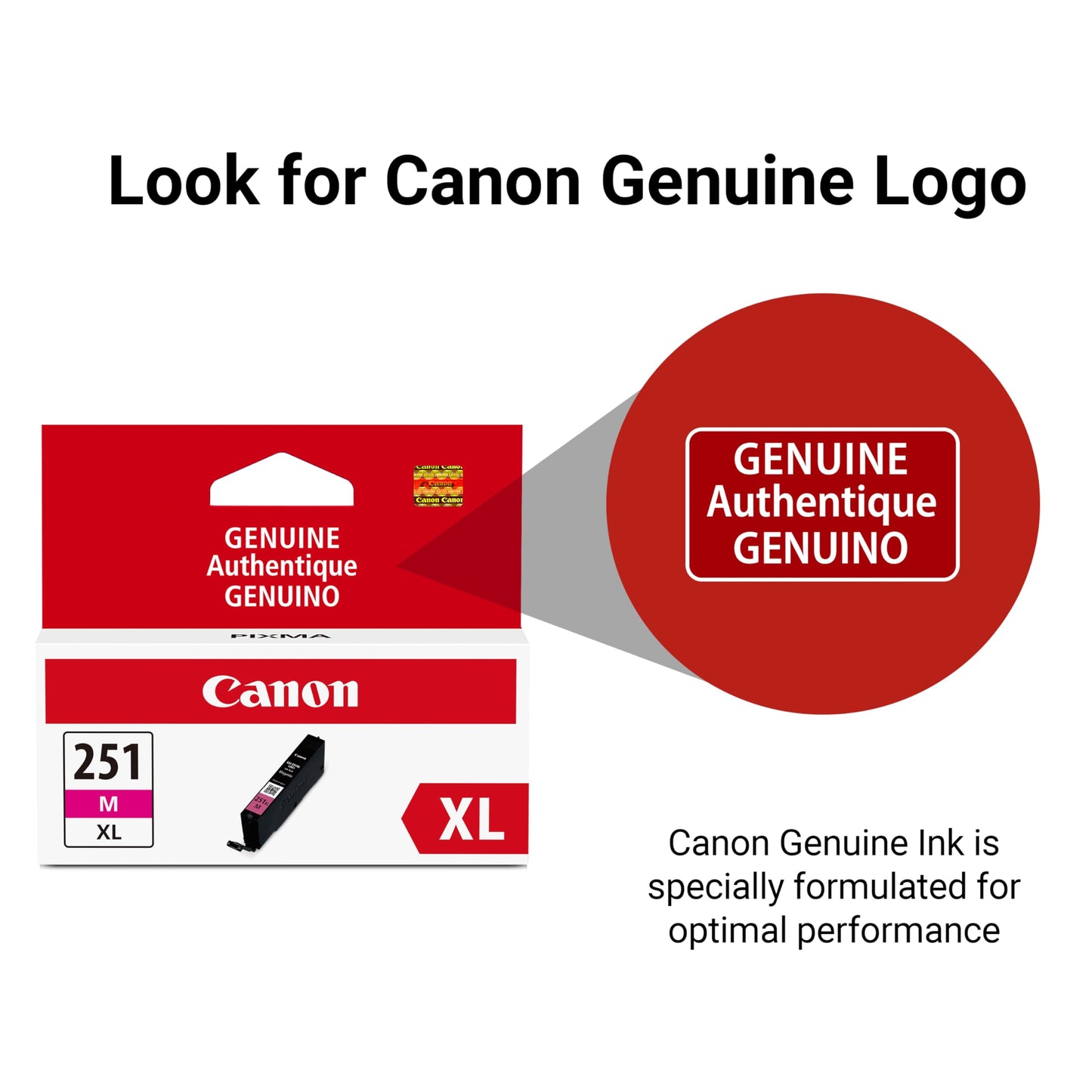 Canon CLI-251XL Magenta Ink Tank Compatible to printer MG6320 , IP7220 & MG5420, MX922, MG5520, MG6420, MG7120, iX6820, iP8720, MG7520, MG6620, MG5620