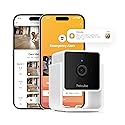 Petcube Cam Indoor Home Security Camera with 1080p HD Video, Two-Way Audio, Motion Detection, and Phone App, Night Vision Wi-Fi Camera for Apartment