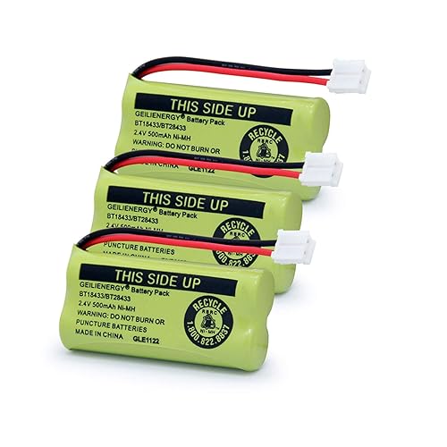 GEILIENERGY BT18433 BT28433 BT184342 BT284342 BT183348 BT283348 BT-1011 Replacement Battery Compatible for Phone CS6209 CS6219 CS6229 DS6151