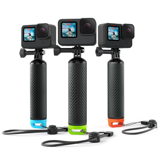 Sametop Floating Handle Grip Floaty Stick Waterproof Handler Accessory Compatible with GoPro Hero 13, 12, 11, 10, 9, 8, 7, 6, 5, 4, Session, 3+, 3