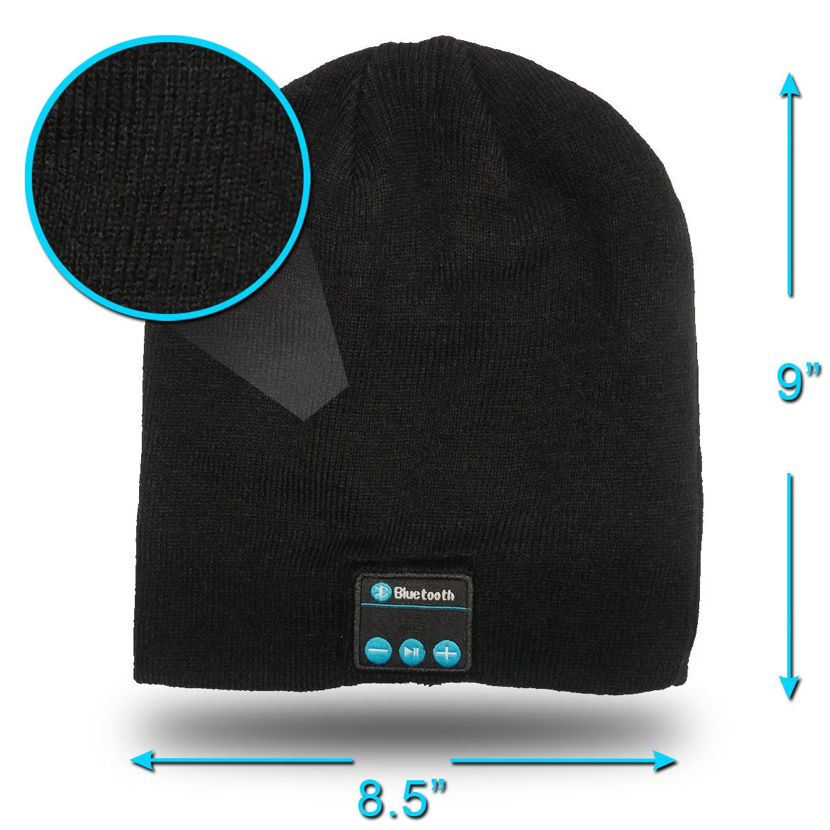 Savage Wireless Bluetooth Beanie Hat - Cozy Knit Music Hat with Headphones & Mic, Bluetooth 4.1 Winter Beanie for Men & Women, Long Battery Life…
