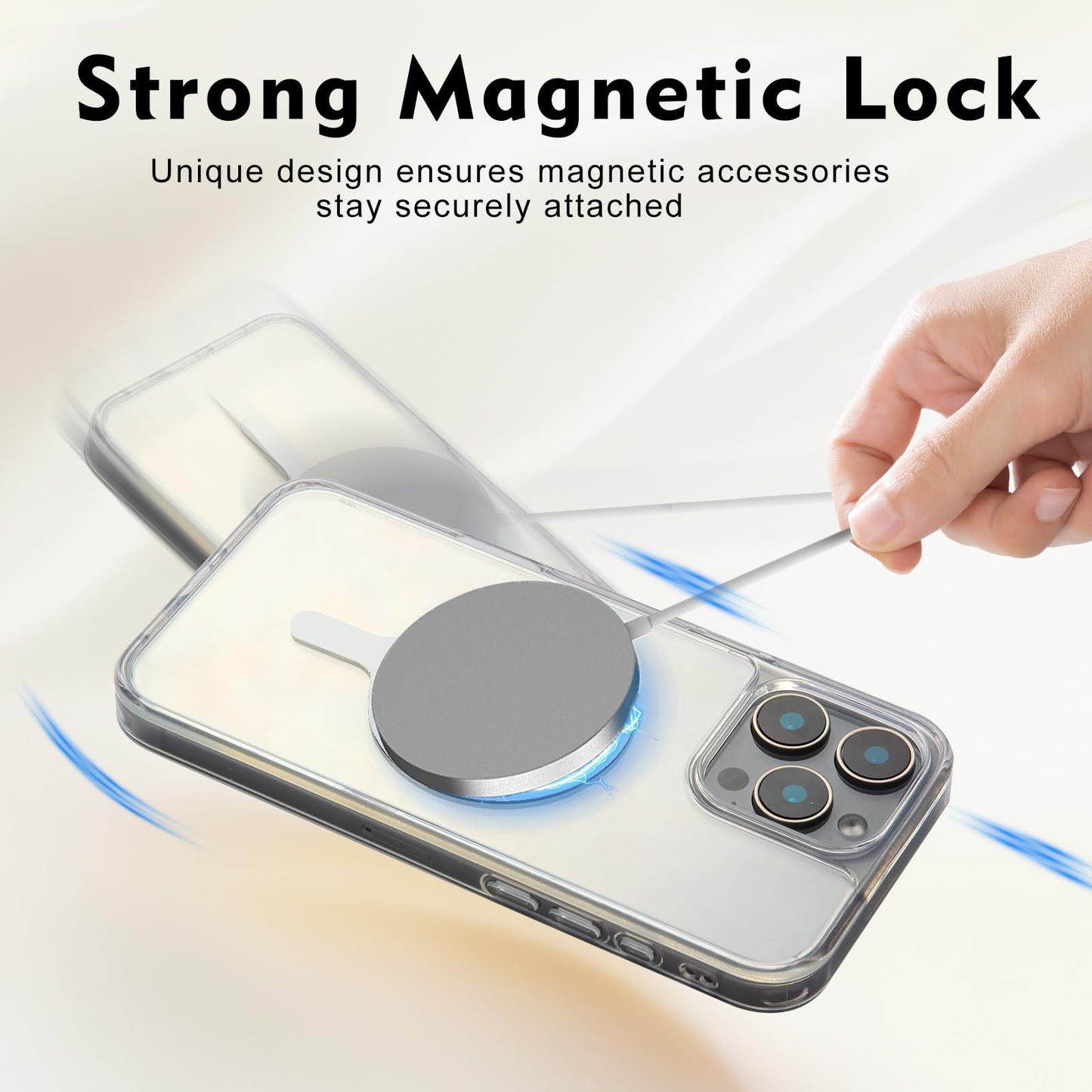 LFGKMZ 4 Pack for MagSafe Sticker 360,Universal Ring Wireless Charger Conversion Kit for iPhone iPad Samsung and More Smartphone,Universal Ring
