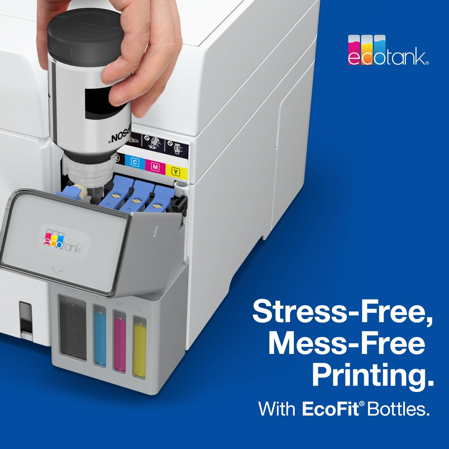 EPSON 502 EcoTank Ink Ultra-high Capacity Bottle Color Combo Pack Works with ET-2750, 2760, 2850, 3750, 3760, 3850, 4850, and other select models