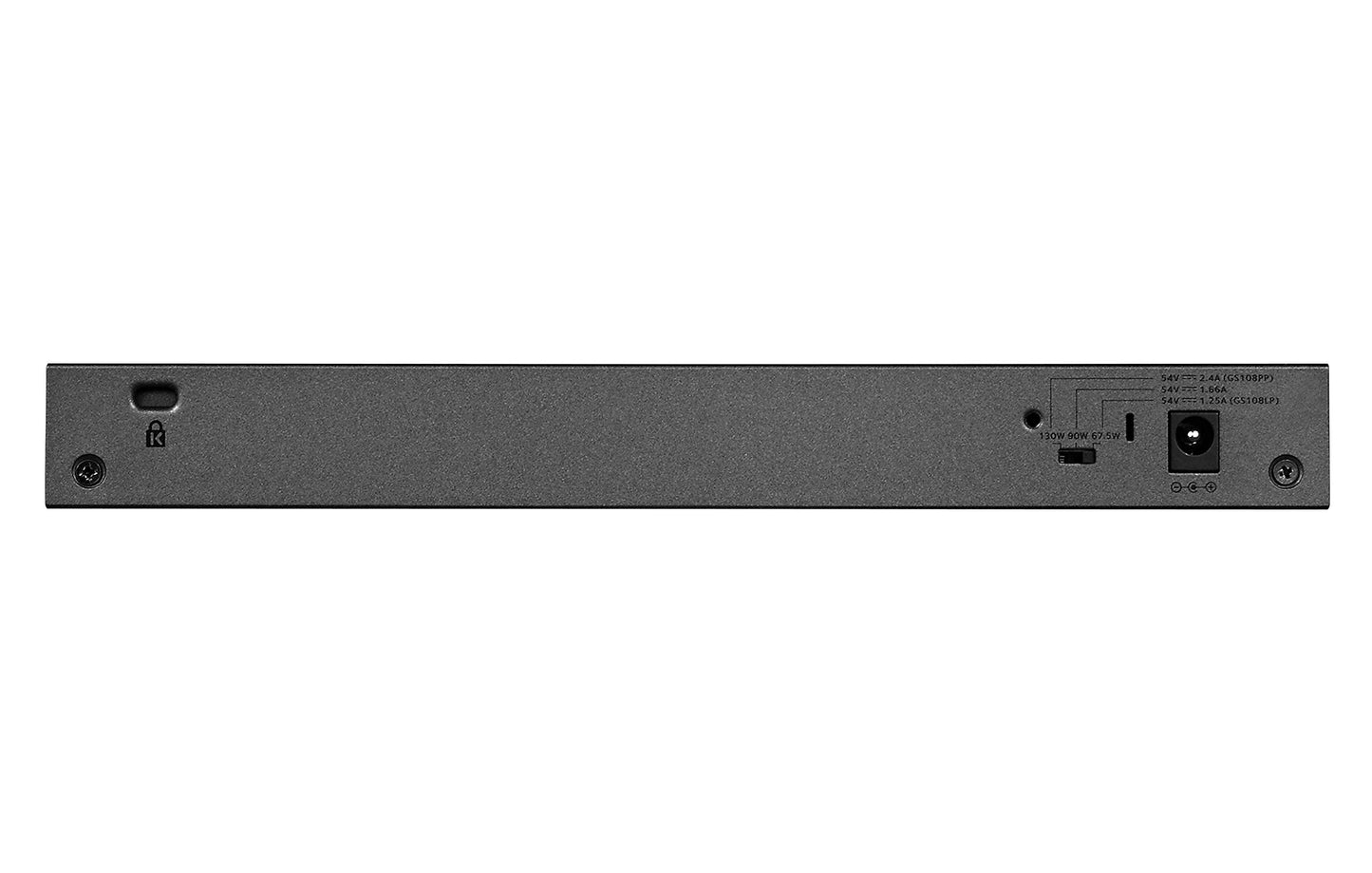 NETGEAR 8-Port Gigabit Ethernet Unmanaged PoE Switch (GS108LP) - with 8 x PoE+ @ 60W Upgradeable, Desktop, Wall Mount or Rackmount, and Limited