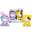 Care Bears x Hello Kitty Plush 2 Pack - Hello Kitty as Funshine Bear & My Melody as Share Bear