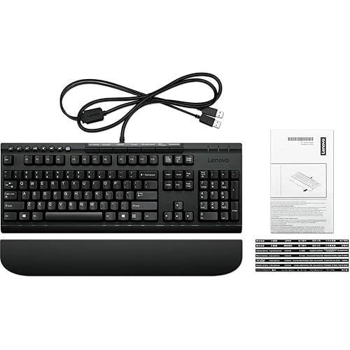 Keyboard - USB - English - US - Black - for 100e Chromebook (2nd Gen) MTK; 300e Chromebook (2nd Gen) MTK; ThinkCentre M90n-1 IoT