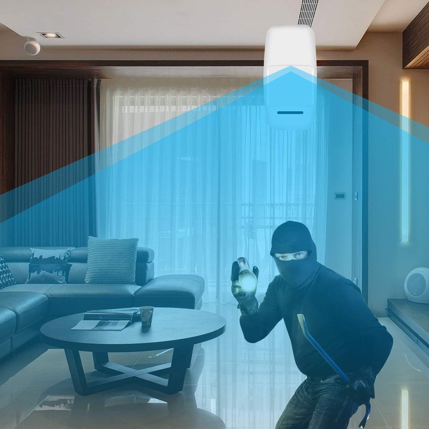 tolviviov Motion Sensor - Compatible with tolviviov Home Alarm System-HUB Needed