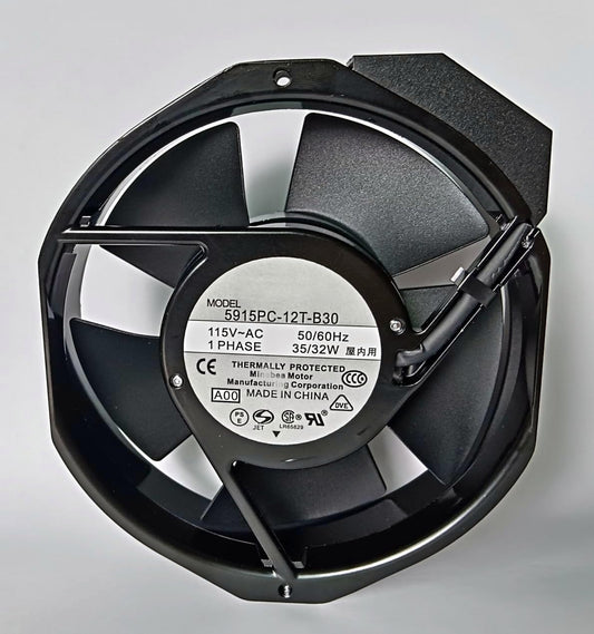 5915PC-12T-B30 Fan 5915PC-12T-B30-A00 115V 50/60Hz 35/32W 172×150×38mm Cooling Fan