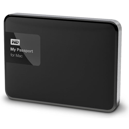 WD 1TB Black My Passport for Mac Portable External Hard Drive - USB 3.0 - WDBJBS0010BSL-NESN