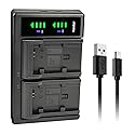 Kastar LTD2 USB Battery Charger Replacement for Canon VIXIA HF S100 HFS100, VIXIA HF S200 HFS200, VIXIA HF10, VIXIA HF11, Canon BP-809 BP809 BP-809/B