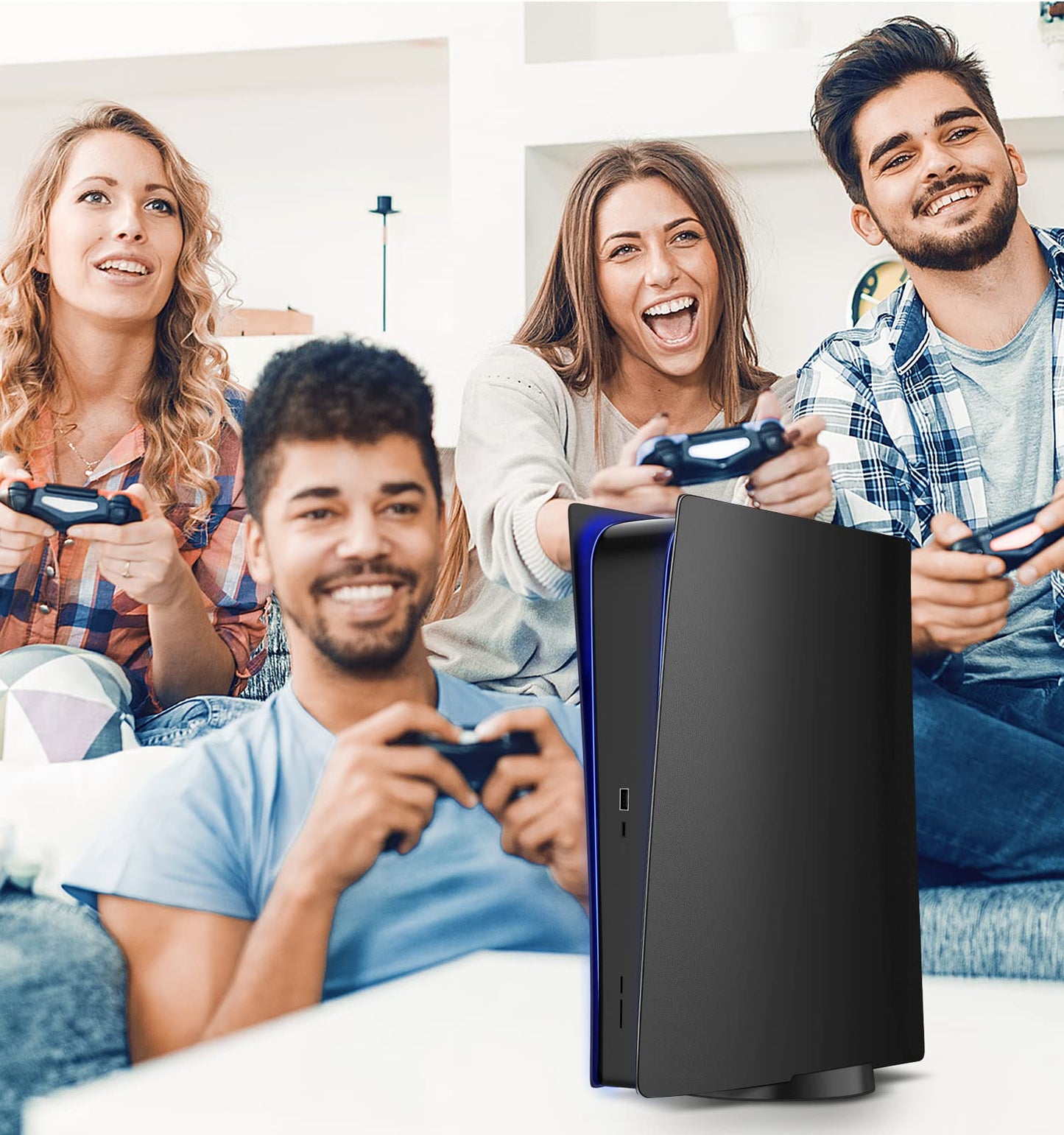 Wedorat Faceplate for PS5 Plate Digital Edition, Case Cover Customized for PlayStation 5 Digital Edition Hard Shell Skin Replacement Cover Plates