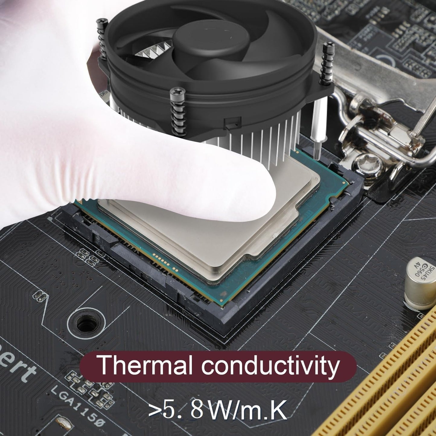 MYQ058-100g CPU Thermal Heatsink Grease Paste Compound Thermal Conductivity: >5.8W/m-k Carbon Based High Performance for CPU PC GPU -100 Grams