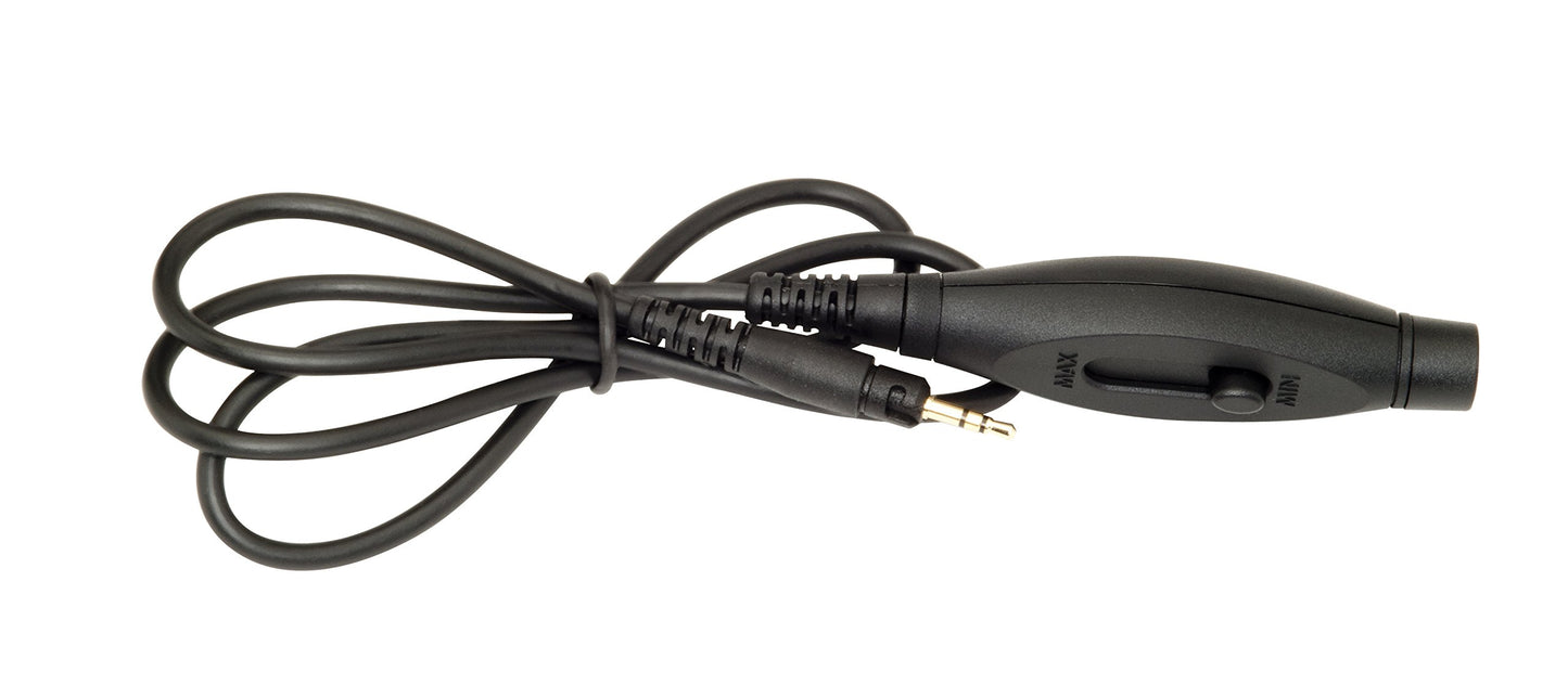 KRK KNS In-Line Volume Control Cable for KNS 6400 and 8400 Headphones Black 28 in.