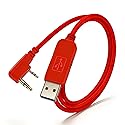 Feanteek Baofeng Programming Cable for Two Way ham Portable radios: UV-5R, 5RA, 5R Plus, 5RE, UV-82, bf F8HP, UV3R Plus, BF-888S, USB Programming