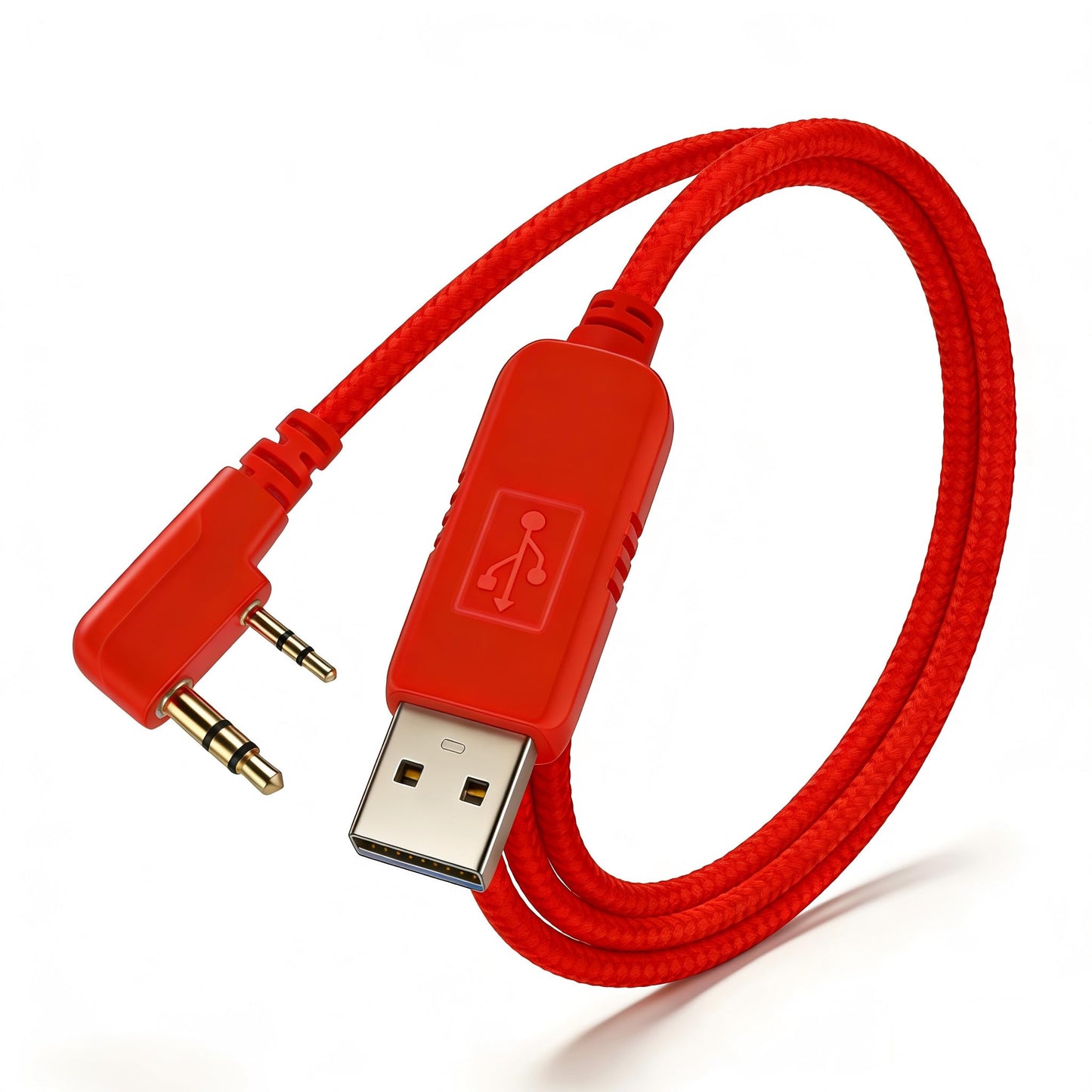 Feanteek Baofeng Programming Cable for Two Way ham Portable radios: UV-5R, 5RA, 5R Plus, 5RE, UV-82, bf F8HP, UV3R Plus, BF-888S, USB Programming