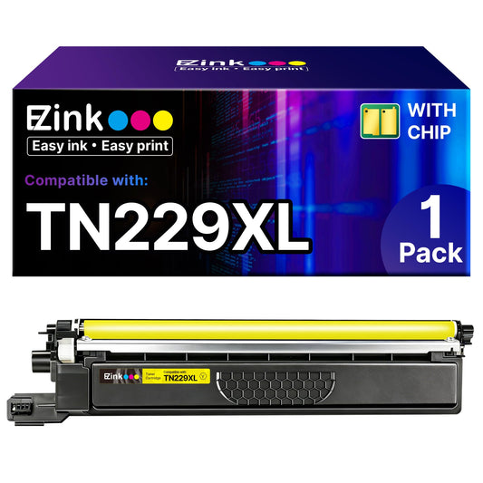E-Z Ink Compatible Replacement for Brother TN229XL Toner Cartridges 1Yellow