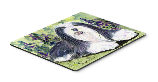 Caroline's Treasures SS8816MP Bearded Collie Mouse Pad, Hot Pad or Trivet for Home Office Gaming Working Computers Laptop Mouse Mat,Washable Large