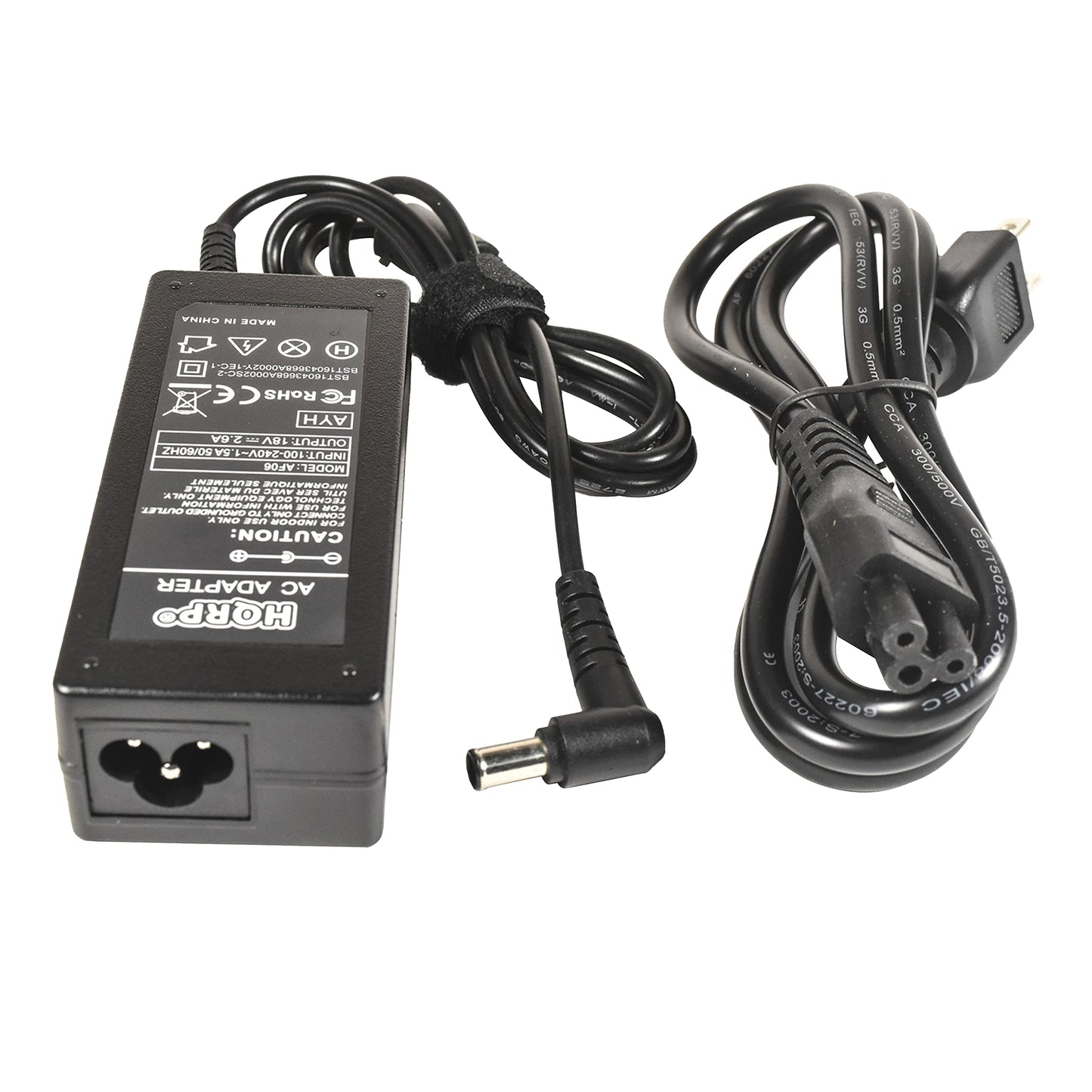 HQRP AC Adapter Compatible with Sony SA-32SE1 SA-40SE1 SA-46SE1 TV Sound Bar System AC-E1826 Power Supply Cord Adaptor, 6.5mm Plug