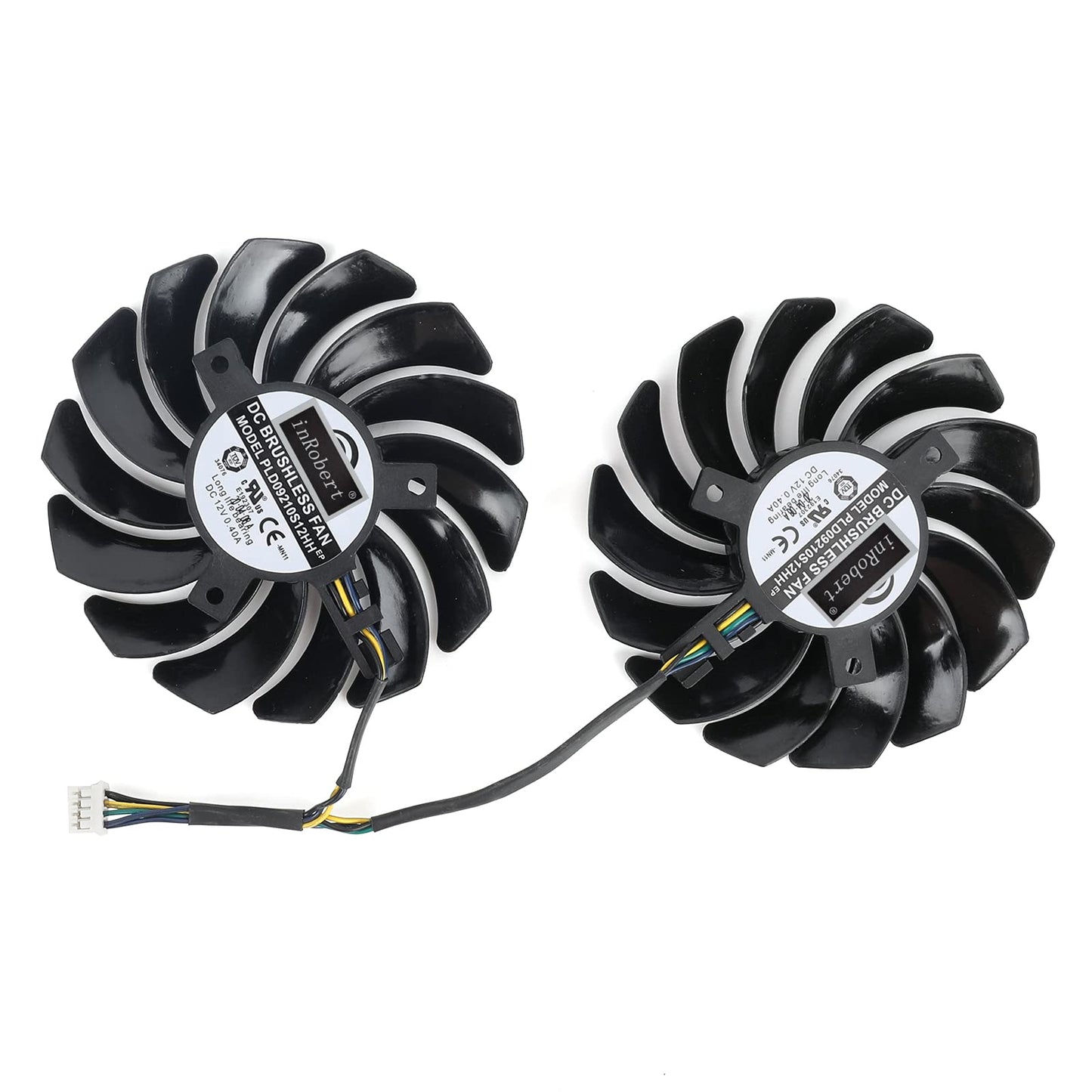 inRobert 87mm RTX-2060-GPU-Cooling-Fan for MSI-GTX-1660-Ti-SUPER-VENTUS-XS-Graphics-Card-Fan-PLD09210S12HH