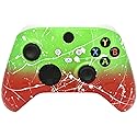 Hand Airbrushed Fade Custom Controller Compatible with Xbox Series X/S & Xbox One (Series X/S Green & Red White Drip)