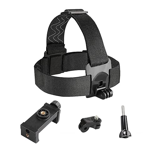POV Phone Head Mount Strap,First-Person View Video Outdoor Live Shooting Bracket for iPhone, for Samsung Galaxy Phone, for GoPro Insta360 Sony DJI