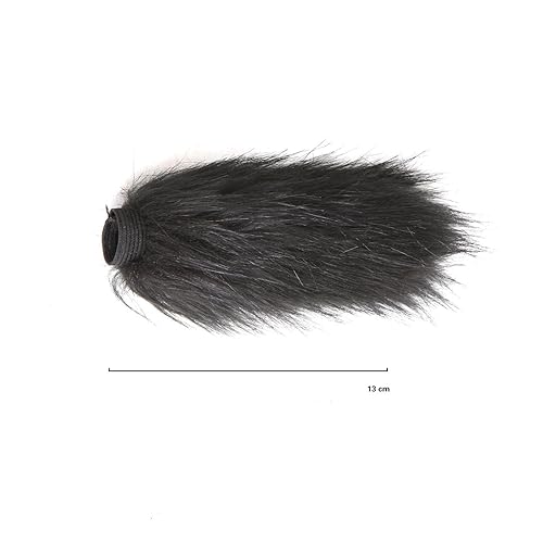 Movo WS4 Furry Outdoor Microphone Windscreen Muff 5" X 25mm (L x D) Shotgun Mic Windscreen for the Audio-Technica, Takstar, and Similar Mics