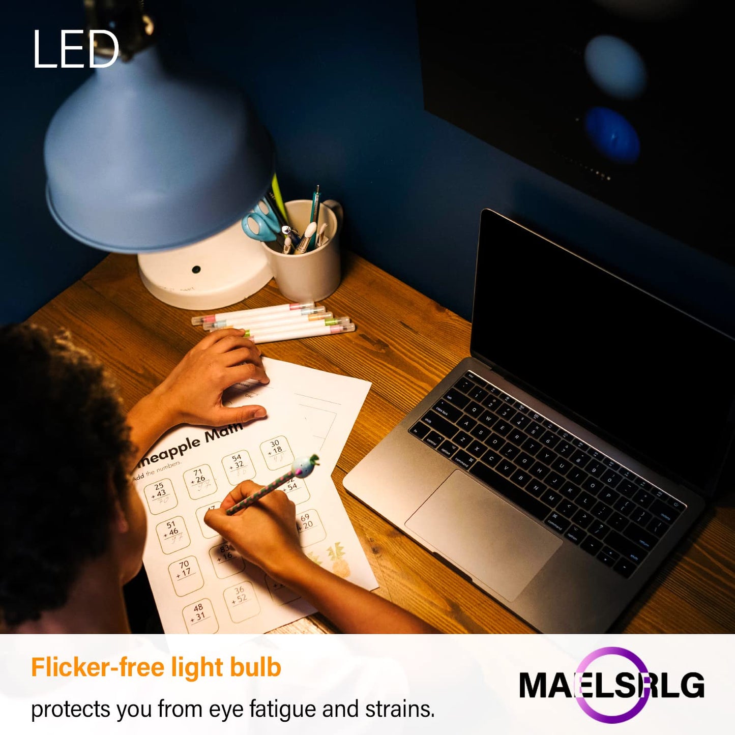 Maelsrlg R14 LED Bulb 4W(40W Equivalent) Mini Reflector Flood Light Bulbs 2700K Soft White, Curio Cabinet Light Bulb, Non-Dimmable, E26 Base Short