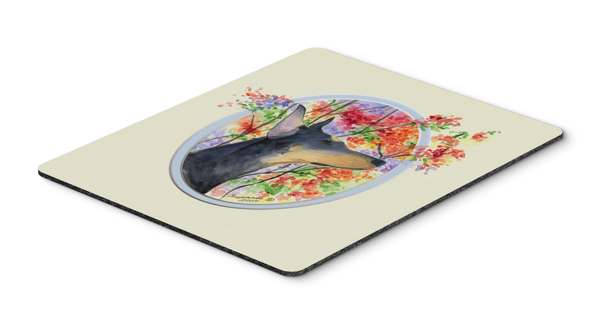Caroline's Treasures SS8044MP Doberman Mouse Pad, Hot Pad or Trivet for Home Office Gaming Working Computers Laptop Mouse Mat,Washable Large Mousepad