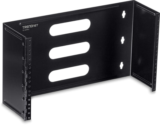 TRENDnet 6U 19-inch Hinged Wall Mount Bracket for Patch Panels and PDU Power Strips, TC-WP6U, Supports EIA-310, Steel Construction,Use with TRENDnet