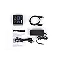 ViewHD Premium Quality USB 3.0 6-Port Hub with Card Reader & On/Off Switch + 12V 4A Power Adapter + USB Cable in Full Metal Case (Black) | VHD-U3P6B
