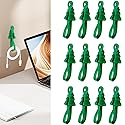 XGJUCE 12 Pcs Appliance Cord Organizer, Silicone Cord Bundlers, No Tools Cord Bundler for Hanging Electrical Cables, Self-Adhesive Design for Quick