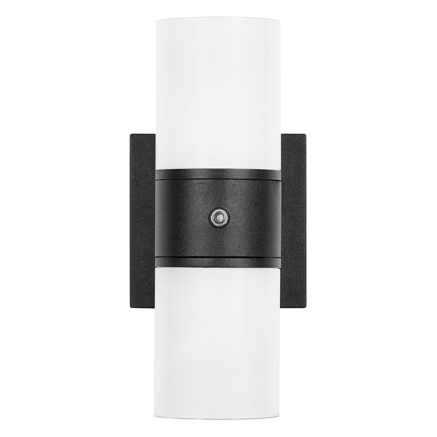 LEDVANCE SYLVANIIA Wall Mount Sconce LED Light, 11.5W, 5 CCT Select (2700K/3000K/3500K/4000K/5000K) with Built-in Sensor, Wet Rated, Black - 1 Pack