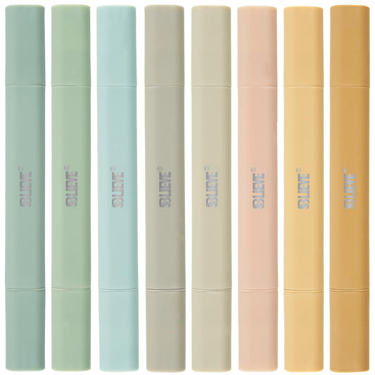 BLIEVE Bible Highlighters No Bleed Through, Pastel Colors, Dual Tip, 8 Pack