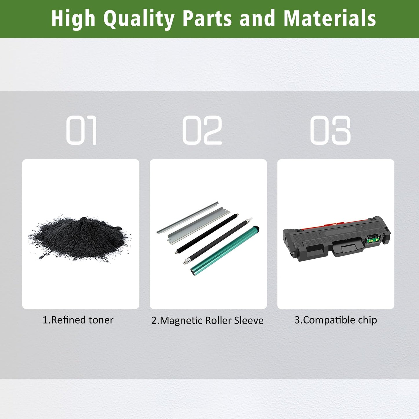 GREENPRINT B205 B210 B215 Compatible Toner Cartridges 2 Blacks High Capacity 3000 Pages for Xerox B215DNI B205DNI B210DNI Printer 106R04347