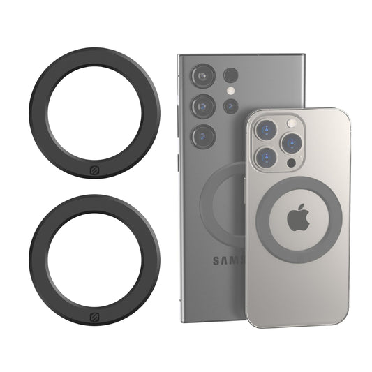 Scosche MagicRing MagSafe Adapter Ring 2-Pack Conversion Kit for Wireless Charger and MagSafe Phone Mount Compatibility, Universal Magnetic Ring