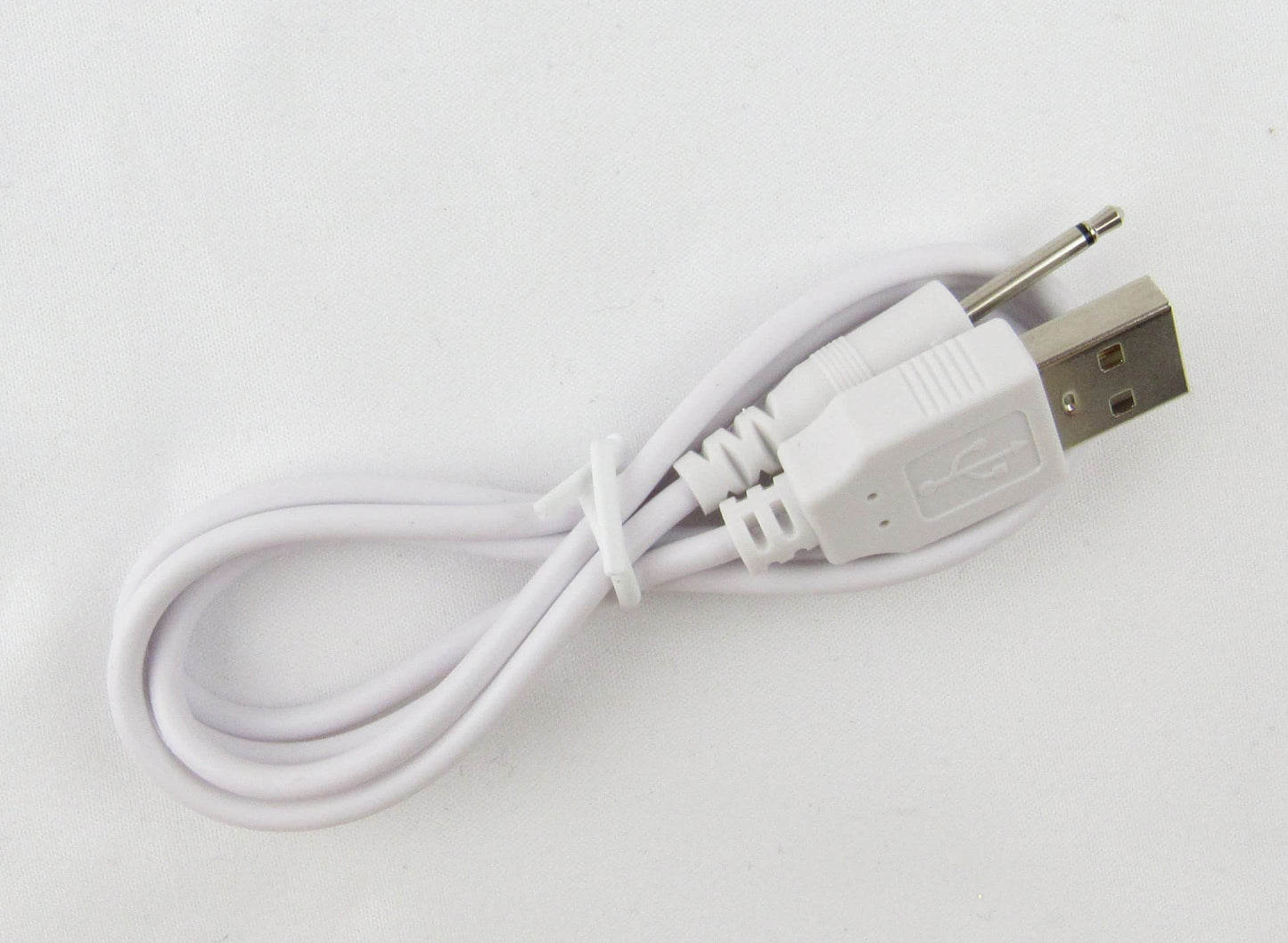 Shibari Mini Halo Replacement USB Charge Cable and Wall Adapter (White)