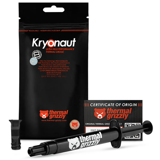 Thermal Grizzly Kryonaut - 5.55 Gram/1.5ml - High Performance Thermal Paste