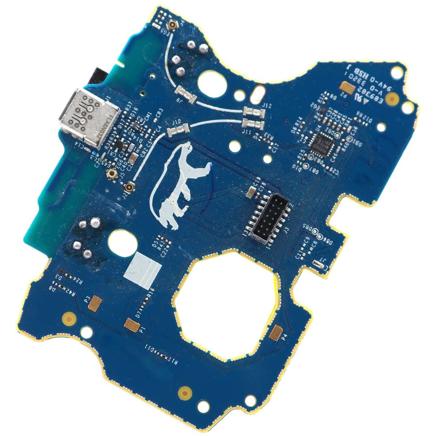 Deal4GO Bottom Daughterboard USB-C Power RB LB Second Circuit Board PCB M1007990 replacement for Xbox one Elite series 2 controller 1797 motherboard