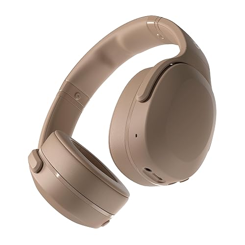Skullcandy Crusher Evo Wireless Bluetooth Headphones with Multi-Sensory Bass, Noise Isolating Over-Ear Fit, Up to 40 Hours Battery, Microphone…