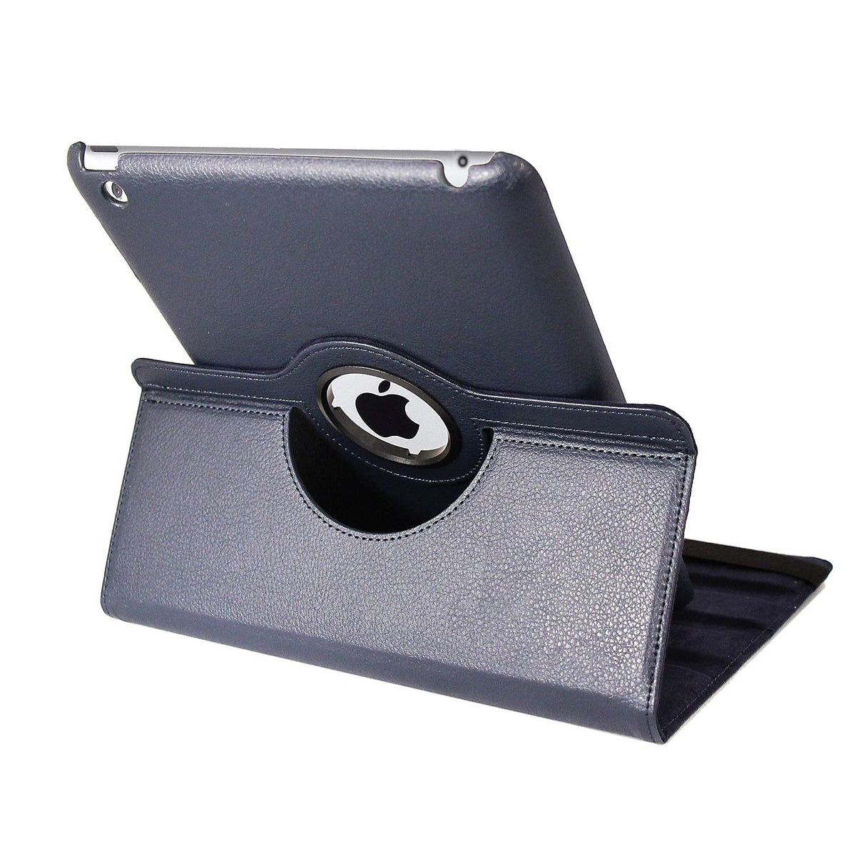Natico Faux Leather 360-Degree Rotating Case for iPad mini, Navy Blue (60-IM360-NBL)