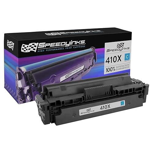 SPEEDYINKS Compatible Toner Cartridge Replacement for HP 410X / CF411X High-Yield (Cyan) for use in HP Color LaserJet Pro MFP M477fdn M477fdw