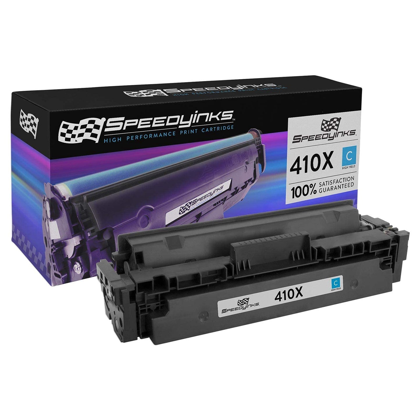 SPEEDYINKS Compatible Toner Cartridge Replacement for HP 410X / CF411X High-Yield (Cyan) for use in HP Color LaserJet Pro MFP M477fdn M477fdw