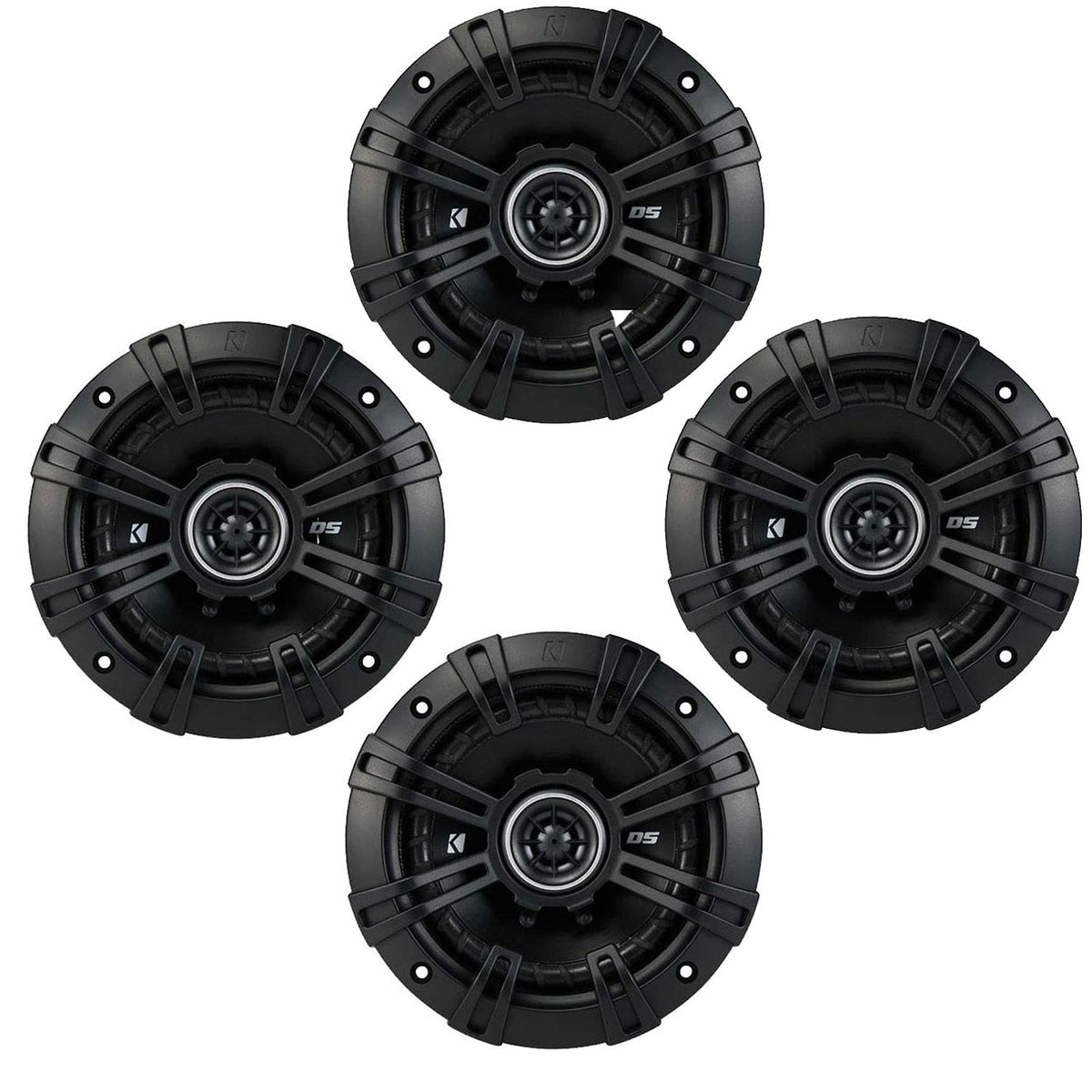 KICKER 43DSC504 D-Series 5.25 in 200W 2-Way Coaxial Speakers