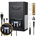 COLOER 600W Low Voltage Landscape Lighting Transformer with 2 Independent Control Output Zones, 120V AC to 12V/15V AC Low Voltage Power Pack