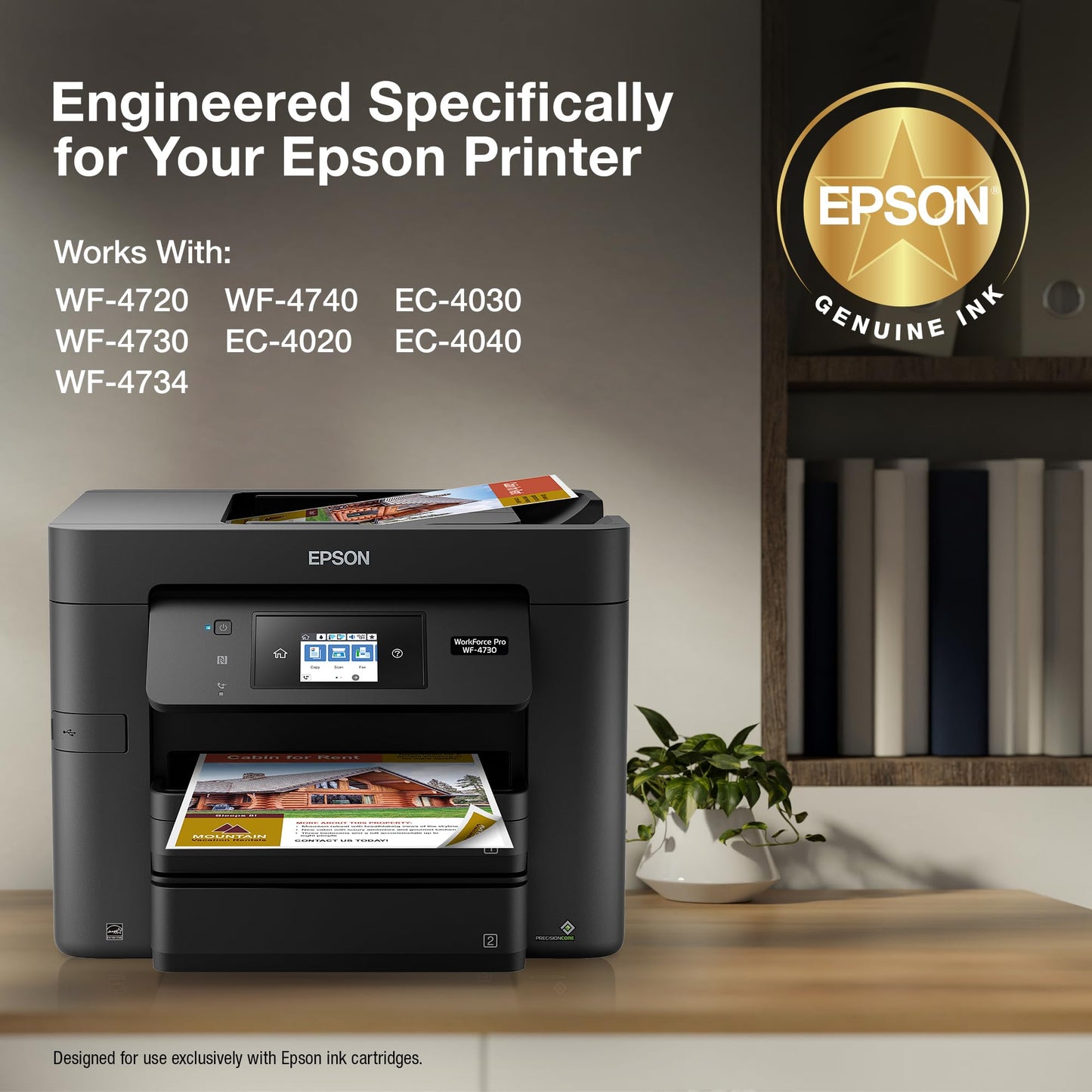 EPSON 802 DURABrite Ultra Ink High Capacity Magenta Cartridge (T802XL320-S) Works with WorkForce Pro WF-4720, 4730, 4734, 4740