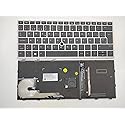 BINGZI Laptop Replacement Spanish Layout Keyboard for HP EliteBook 730 G5 735 G5 735 G6 830 G5 836 G5 830 G6 Backlit with Mouse Stick Silver Frame,