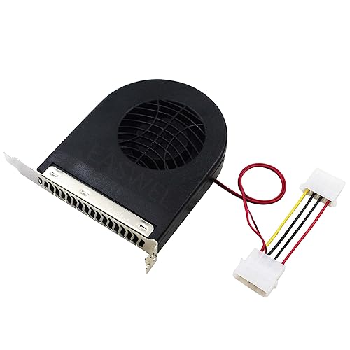 System PCI Slot Blower CPU Case DC Cooling Fan 12v 4pin Cooler for PC LaptoB El