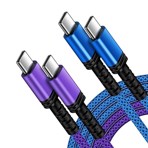 USB C to USB C Charger Cable for Samsung Galaxy S25 Edge Ultra A16 5G A36 A26 A56 A15 A35 S24 FE, 6FT 60W Super Fast Samsung Charger Cable Type C to C