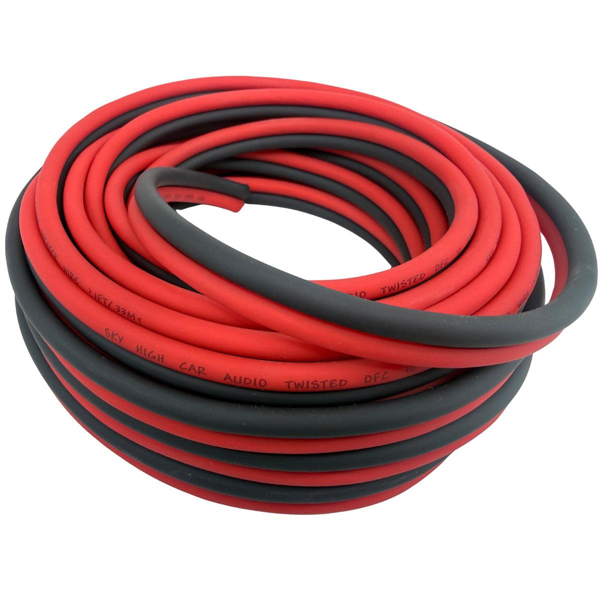 100' feet True 10 Gauge AWG OFC Speaker Wire Red/Black Car Home Audio